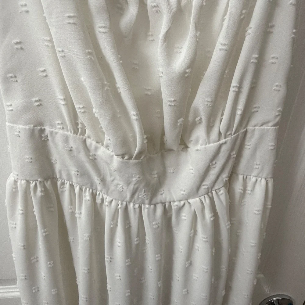 White midi sun dress - Picture 5 of 7